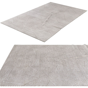 Contemporary 'Broken Glass' Carpet